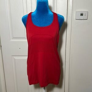 Lululemon Athletica Run Swiftly Tank Red 10